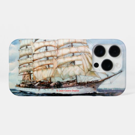 Regata Cutty Shark iPhone Hoesje (Achterkant horizontaal)