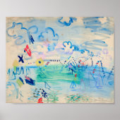 Régates à Cowes | Raoul Dufy Poster (Voorkant)