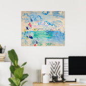 Régates à Cowes | Raoul Dufy Poster (Thuiskantoor)