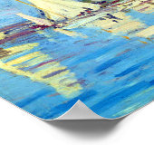 Regatta at Argenteuil, Claude Monet Poster (Hoek)