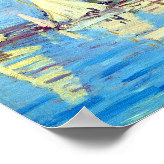 Regatta at Argenteuil, Claude Monet Poster (Hoek)