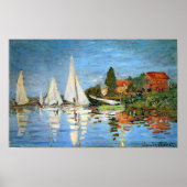 Regatta at Argenteuil, Claude Monet Print (Voorkant)