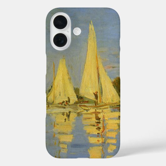 Regatta bij Argenteuil door Claude Monet Case-Mate iPhone Case (Achterkant)