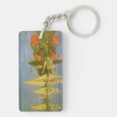Regatta bij Argenteuil door Claude Monet Sleutelhanger (achterkant)