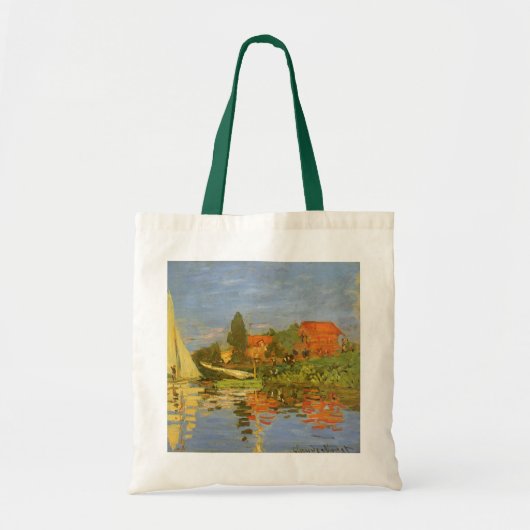 Regatta bij Argenteuil door Claude Monet Tote Bag (Voorkant)