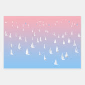 Regatta Boats on Ocean Inpakpapier Vel (Voorkant 3)