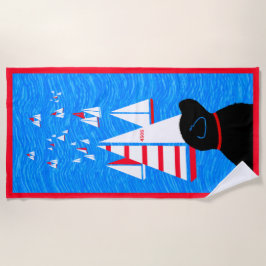 Regatta Day Black Dog Strandlaken