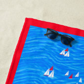 Regatta Day Black Dog Strandlaken (In situ)