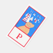 Regatta Day Gele Hondendoek Gastenhanddoek Servet (Hoek)