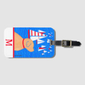 Regatta Day Yellow Dog Bagagelabel (Voorkant (horizontaal))