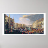 Regatta Held in Honor of Frederick VI of Denmark Poster (Voorkant)