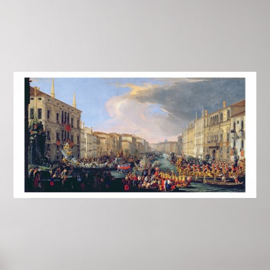 Regatta Held in Honor of Frederick VI of Denmark Poster (Voorkant)