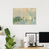Regatta in Argenteuil - Auguste Renoir Fine Art Poster (Thuiskantoor)