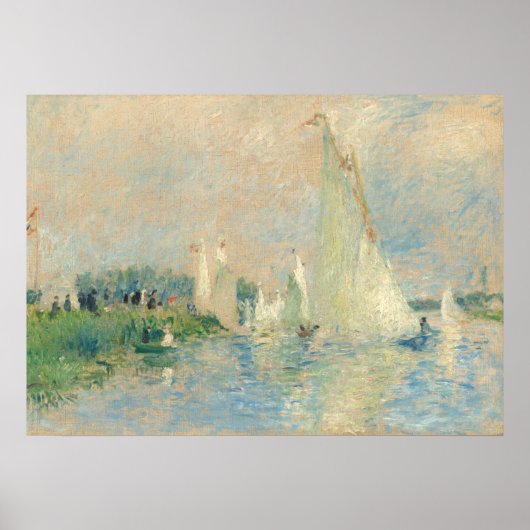 Regatta in Argenteuil - Auguste Renoir Fine Art Poster (Voorkant)