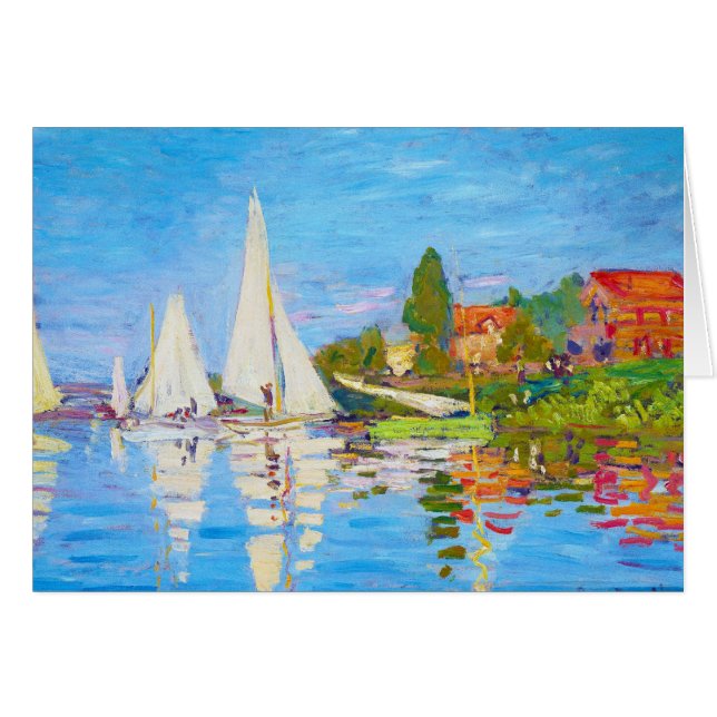 Regatta in Argenteuil Claude Monet (Voorkant Horizontaal)