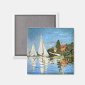 Regatta in Argenteuil Claude Monet Magneet (Voorkant / Achterkant)