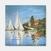 Regatta in Argenteuil Claude Monet Magneet (Voorkant)