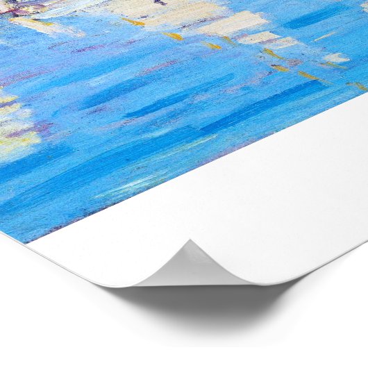 Regatta in Argenteuil Claude Monet Poster (Hoek)