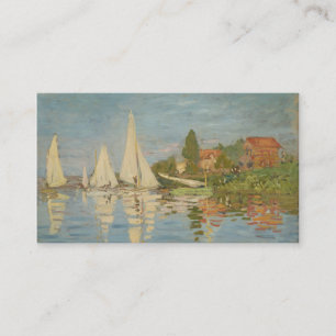 Regatta in Argenteuil - Claude Monet Visitekaartje