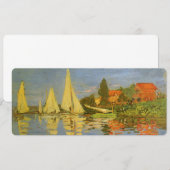 Regatta in Argenteuil door Claude Monet (Voorkant / Achterkant)