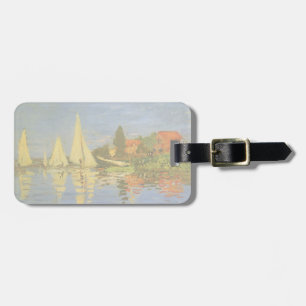 Regatta in Argenteuil door Claude Monet Bagagelabel