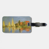 Regatta in Argenteuil door Claude Monet Bagagelabel (Achterkant horizontaal)