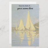 Regatta in Argenteuil door Claude Monet Briefpapier (Voorkant / Achterkant)