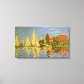 Regatta in Argenteuil door Claude Monet Canvas Afdruk (Voorkant)