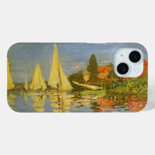 Regatta in Argenteuil door Claude Monet iPhone 15 Case