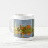 Regatta in Argenteuil door Claude Monet Koffiemok (Voorkant links)