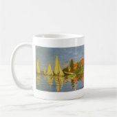 Regatta in Argenteuil door Claude Monet Koffiemok (Links)