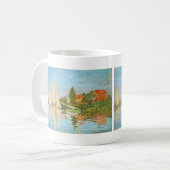 Regatta in Argenteuil door Claude Monet Koffiemok (Voorkant links)