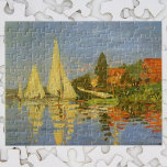 Regatta in Argenteuil door Claude Monet Legpuzzel<br><div class="desc">Regatta in Argenteuil (1872) van Claude Monet is een indrukwekkend kunstschilderij. Je ziet de reflectie van de zeilboten in het meer water. Een zeeschildpad met een jacht- of bootrace op een zonnige zomerzondag. Over de kunstenaar: Claude Monet (1840-1926) was een oprichter van de Franse impressionistische schilderbeweging, waarbij de meeste schilderijen...</div>