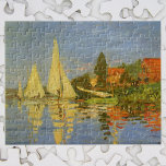 Regatta in Argenteuil door Claude Monet Legpuzzel<br><div class="desc">Regatta in Argenteuil (1872) van Claude Monet is een indrukwekkend kunstschilderij. Je ziet de reflectie van de zeilboten in het meer water. Een zeeschildpad met een jacht- of bootrace op een zonnige zomerzondag. Over de kunstenaar: Claude Monet (1840-1926) was een oprichter van de Franse impressionistische schilderbeweging, waarbij de meeste schilderijen...</div>