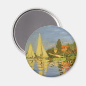 Regatta in Argenteuil door Claude Monet Magneet (Voorkant / Achterkant)