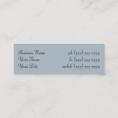 Regatta in Argenteuil door Claude Monet Mini Visitekaartje (Achterkant)