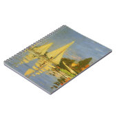Regatta in Argenteuil door Claude Monet Notitieboek (Linkerzijde)