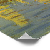 Regatta in Argenteuil door Claude Monet Poster (Hoek)