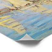 Regatta in Argenteuil door Claude Monet Poster (Hoek)