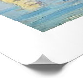 Regatta in Argenteuil door Claude Monet Poster (Hoek)