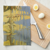 Regatta in Argenteuil door Claude Monet Theedoek (Quarter Fold)