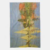 Regatta in Argenteuil door Claude Monet Theedoek (Verticaal)