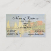 Regatta in Argenteuil door Claude Monet Visitekaartje (Voorkant)