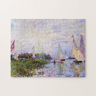 Regatta in Argenteuil Monet Fine Art Legpuzzel