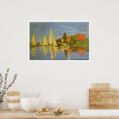 Regatta in Argenteuil van Claude Monet Poster (Keuken)