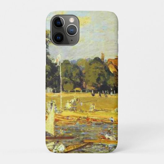 Regatta in Hampton Court Alfred Sisley Poster Case-Mate iPhone Case (Achterkant)