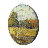 Regatta in Hampton Court Alfred Sisley Poster Dartbord (Voorkant Rechts)