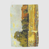 Regatta in Hampton Court Alfred Sisley Poster Golfhanddoek (Voorkant)