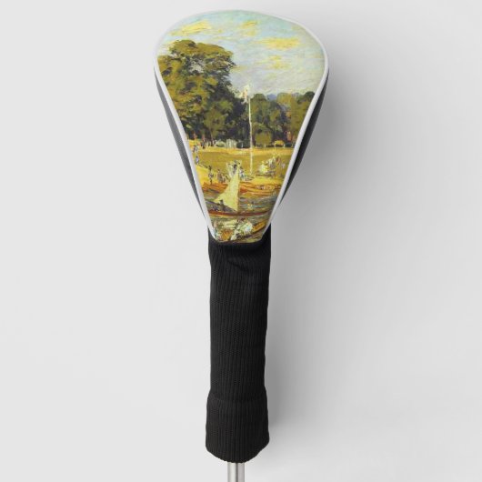 Regatta in Hampton Court Alfred Sisley Poster Golfheadcover (Voorkant)