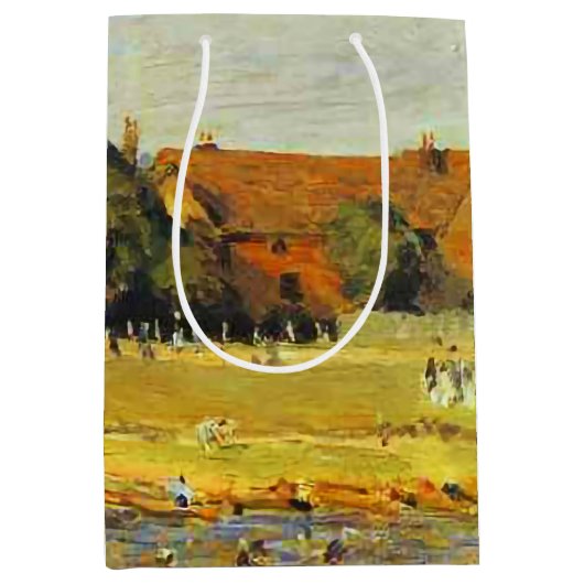 Regatta in Hampton Court Alfred Sisley Poster Medium Cadeauzakje (Voorkant)